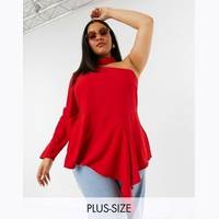 Simply Be Women's One Shoulder Tops