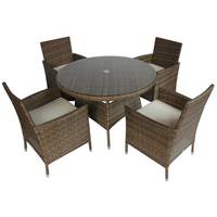 Charles Bentley 4 Seater Rattan Dining Sets