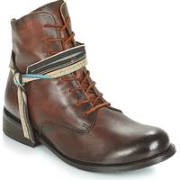 Rubber Sole Women's Brown Boots