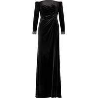 Harvey Nichols Women's Long Sleeve Velvet Dresses