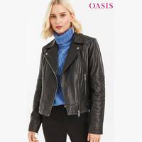 oasis real leather jacket