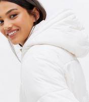 New Look Women's White Puffer Jackets