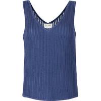 Wolf & Badger Women's Navy Camisoles And Tanks
