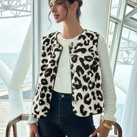 SHEIN Women's Printed Gilets