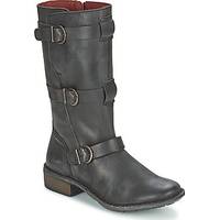 Kickers Women's Black Leather Knee High Boots