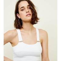 New Look Womens Ribbed Crop Tops