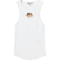 END. Women's White Camisoles And Tanks