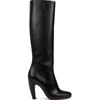 Bottega Veneta Women's Black Leather Knee High Boots