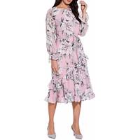 Adrianna Papell Women's Pink Floral Dresses