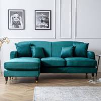 BrandAlley The Great Sofa Company Green Velvet Sofas