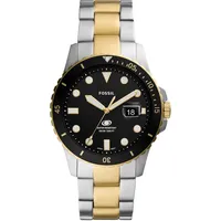 Fossil Mens Gold Bracelet Watch