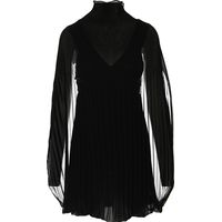 Wolf & Badger Womens Black Leather Dresses