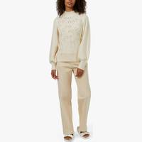 Great Plains Women's White Cotton Jumpers