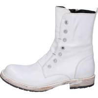 Moma Women's White Ankle Boots