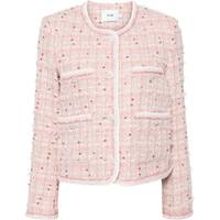 b+ab Women's Pink Tweed Jackets