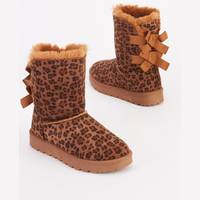 Everything5Pounds Women's Leopard Print Ankle Boots