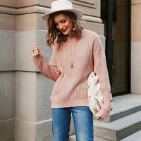 SHEIN Women's Pink Oversized Jumpers