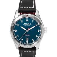 Alpina Mens Watches With Leather Straps