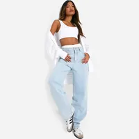 boohoo Women's High Waisted Boyfriend Jeans