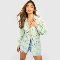 NASTY GAL Women's Broderie Shirts