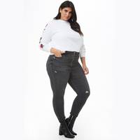 Forever 21 Plus Size Ripped Jeans