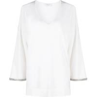 FARFETCH Women's Cashmere V Neck Jumpers