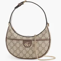 Selfridges Gucci Women's Canvas Shoulder Bags