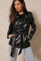 MissPap Women's Oversized Leather Jackets