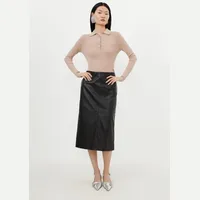 Debenhams Karen Millen Women's Black Leather Skirts