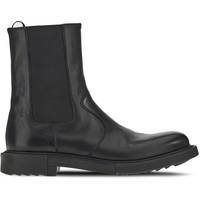 Salvatore Ferragamo Men's Black Leather Chelsea Boots