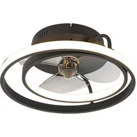 Lampandlight QAZQA Black Ceiling Lights