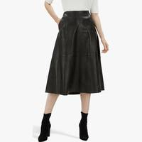 John Lewis Women's Leather Midi Skirts