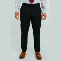 Dobell Men's Navy Blue Suit Trousers