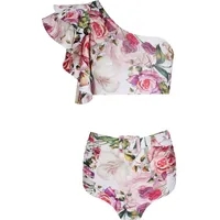 Wolf & Badger Women's White Bikini Sets