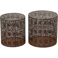 Bloomsbury Market Metal And Glass Nesting Tables