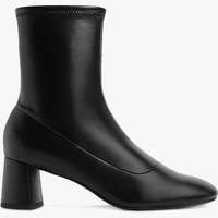 Charles & Keith Women's Black Heel Boots