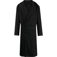 Yohji Yamamoto Men's Black Wool Coats