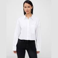 French Connection Women's White Linen Shirts