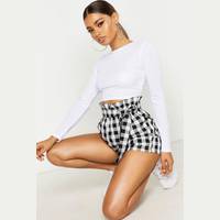 Boohoo Ribbed Crop Tops for Women