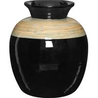 World Menagerie Black Vases
