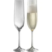 Galway Champagne Flutes and Saucers