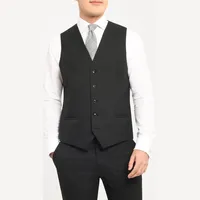 Dobell Men's Black Waistcoats