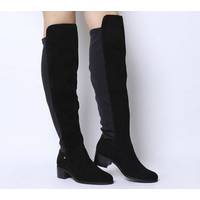 OFFICE Shoes Women's Black Suede Knee High Boots