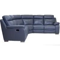 Leekes Grey Leather Sofas