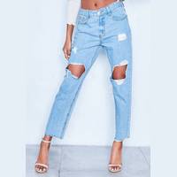 Missy Empire Women's Distressed Jeans
