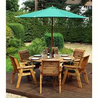 Charles Taylor Round Wooden Garden Tables