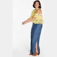 Simply Be Women's High Waisted Trousers