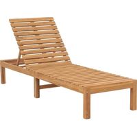 Berkfield Teak Wood Sun Loungers