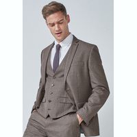 Next Men's Brown Suit Jackets