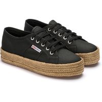 Superga Women's Black Chunky Trainers